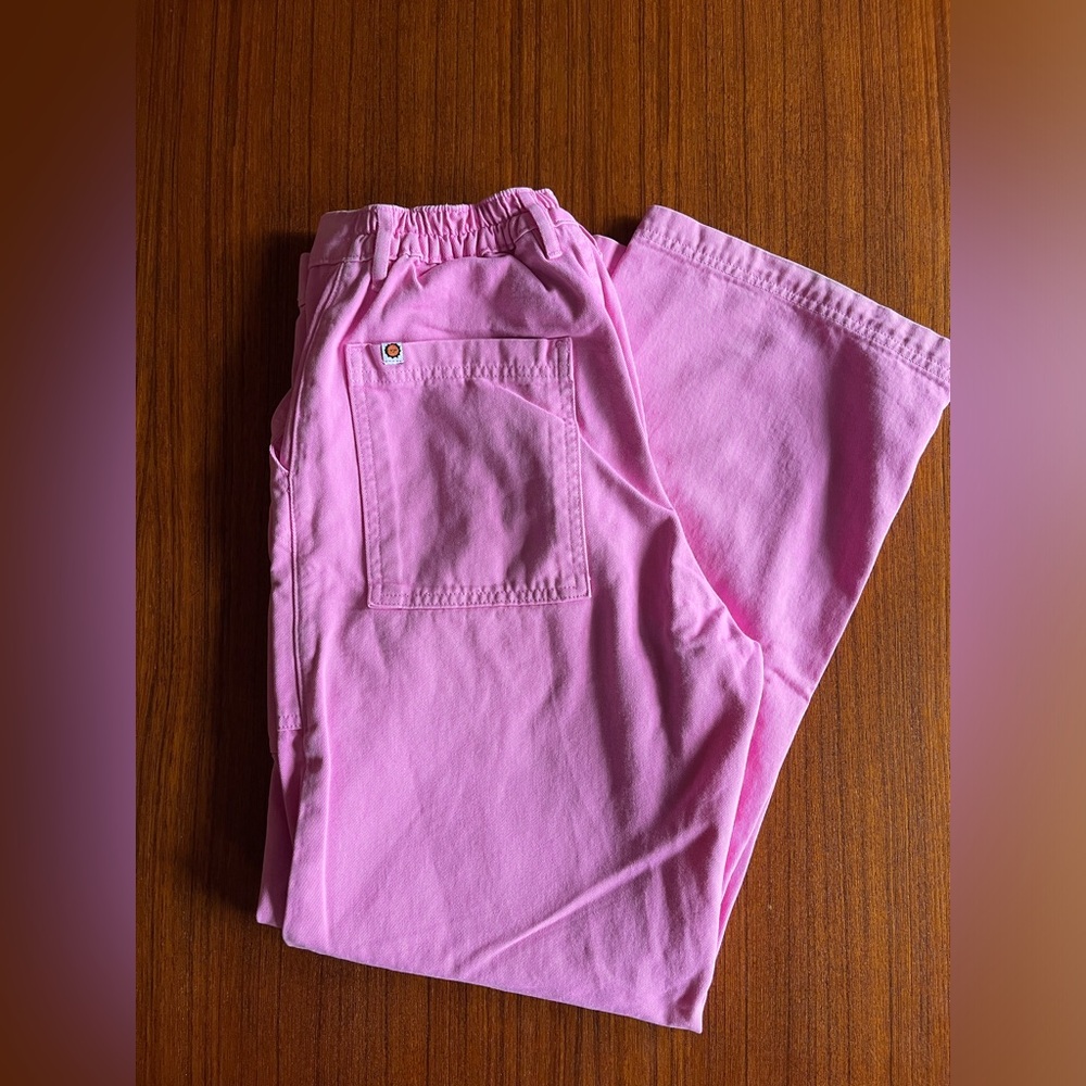 Big Bud Press Bubblegum Pink Work Pants Size S Regular Inseam